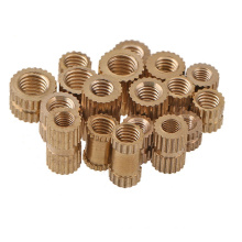 knurled thread brass insert nut